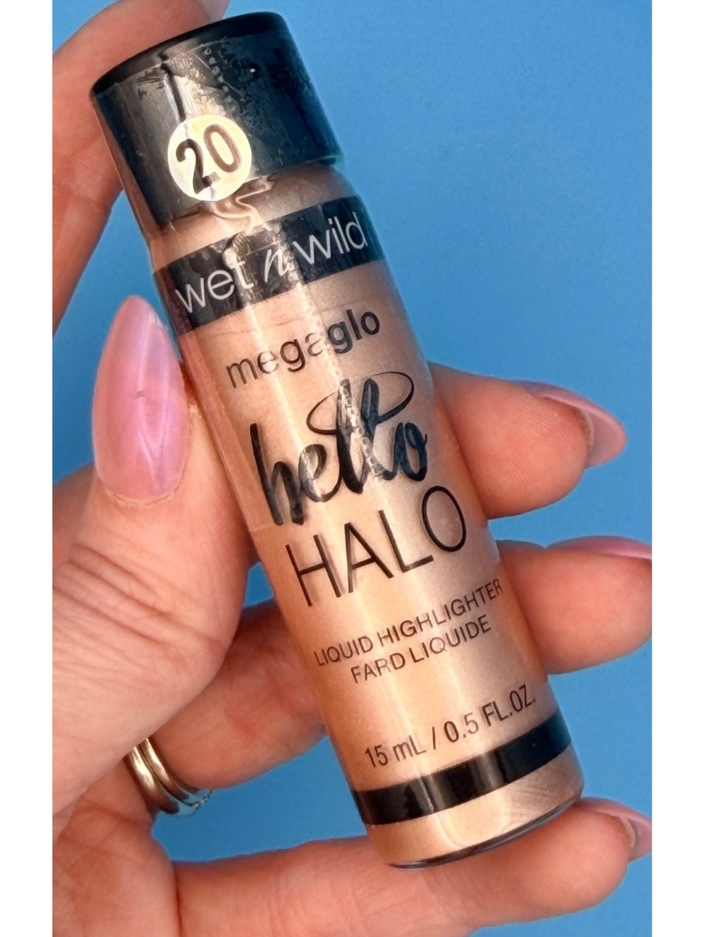 wet n wild MegaGlo Hello Halo Liquid Highlighter Gilded Glow 306B